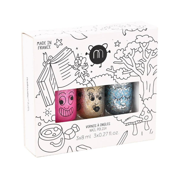 nailmatic nail polish set pinky aurora luna