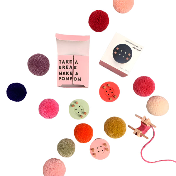 button pom pom maker mint xs