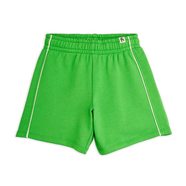 mini rodini plain piping sweatshorts green