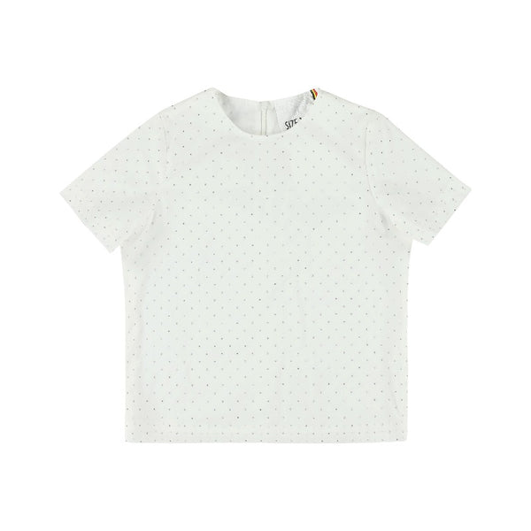 caroline bosmans swarovski shirt white