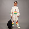 mini rodini bear stripe sweatshirt off-white