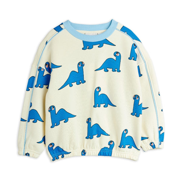 mini rodini dino aop sweatshirt off-white