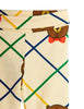 mini rodini bear check baby set off-white