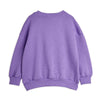 mini rodini heart embroidered sweatshirt purple