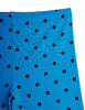 mini rodini polka dots aop flared trousers blue
