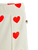 mini rodini hearts aop velour trousers white