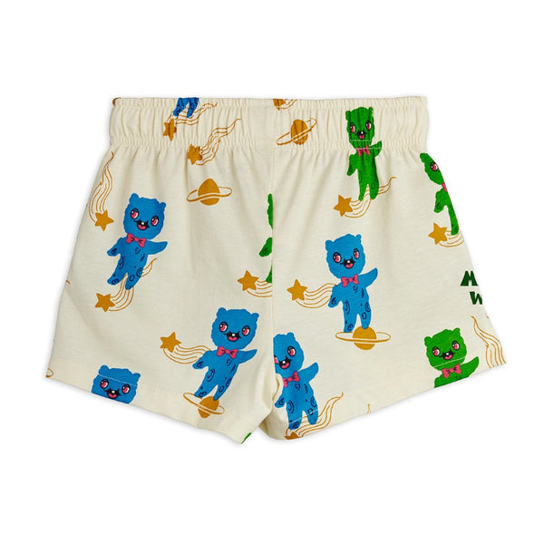 mini rodini alien aop shorts off white