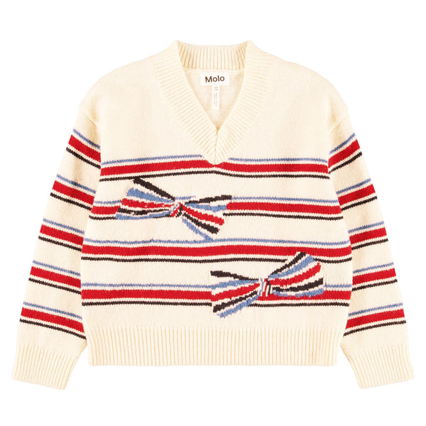 molo gwenda sweater stripy bows