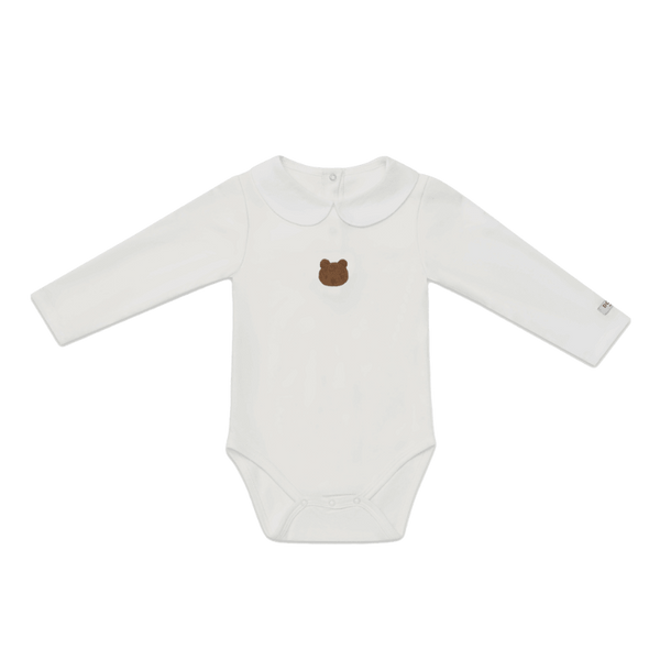 donsje davo bear baby bodysuit off-white