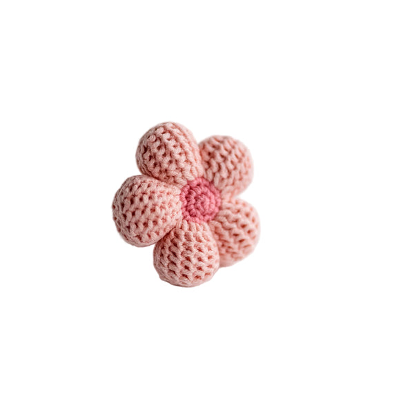 daisy hair tie pink