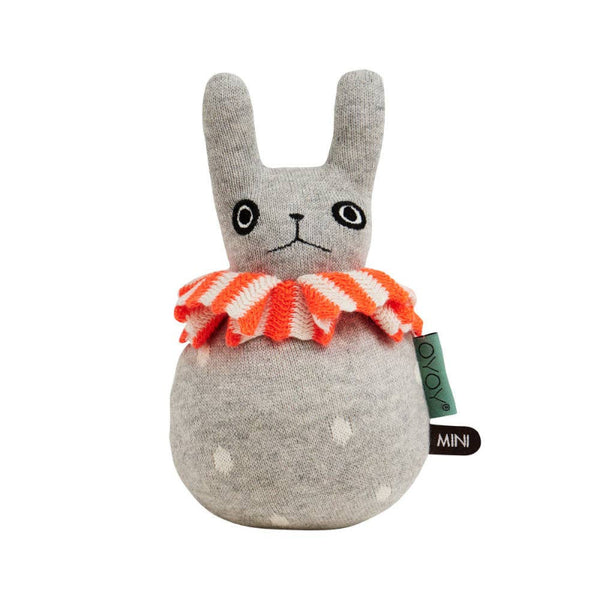 oyoy roly poly rabbit light grey