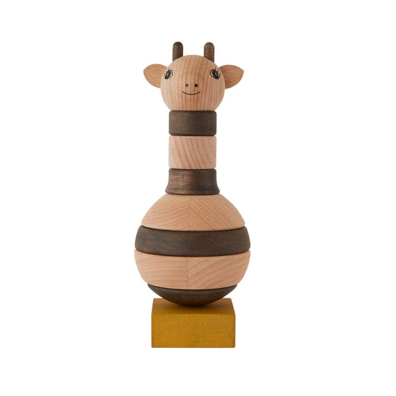 oyoy wooden stacking giraffe