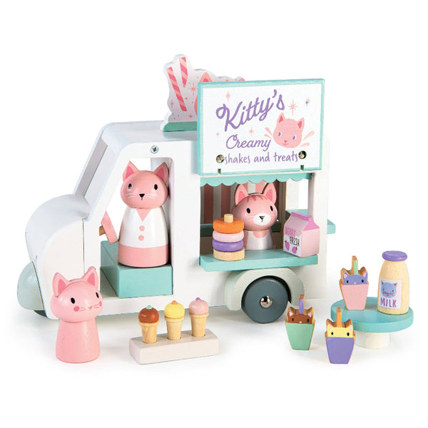 tender leaf toys kitty's milkshake van