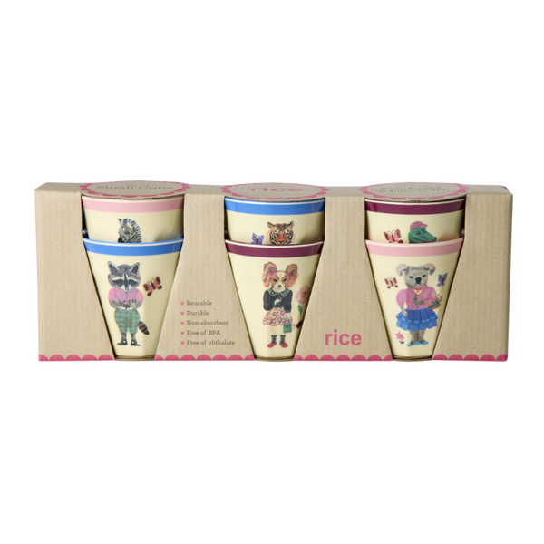 melamine small cups set nathalie lété print