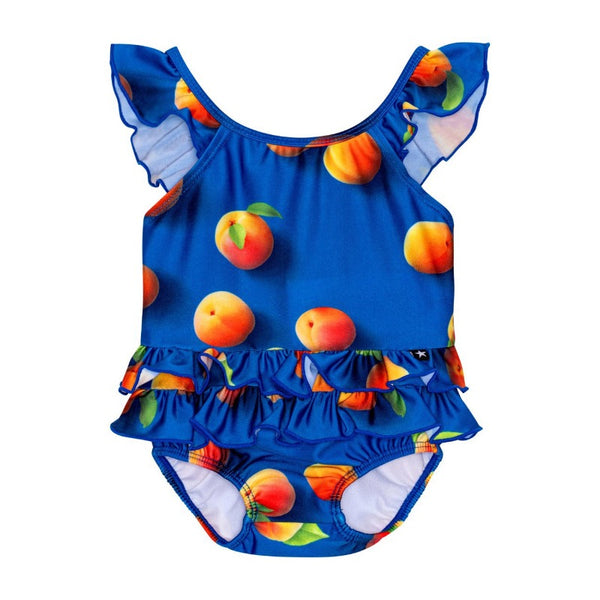 molo nalani baby swimsuit apricot