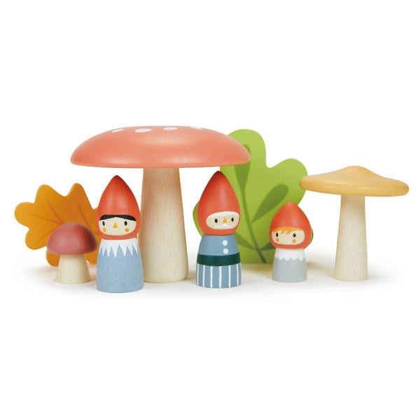 tender leaf toys woodland gnome family
