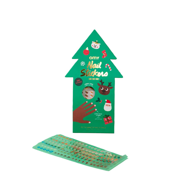 omy holiday nail stickers