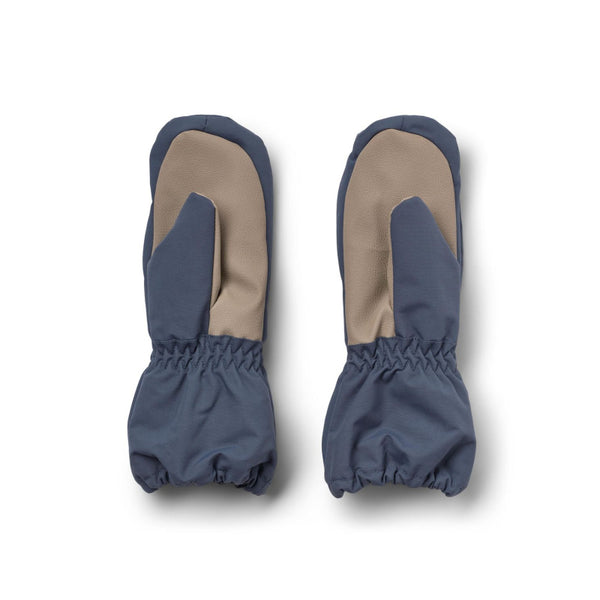 wheat monta mittens grey blue