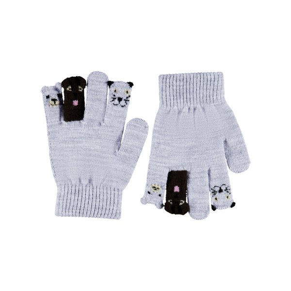 molo kaapo gloves grey melange