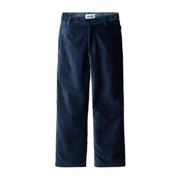 molo adagio velvet pants galaxy blue