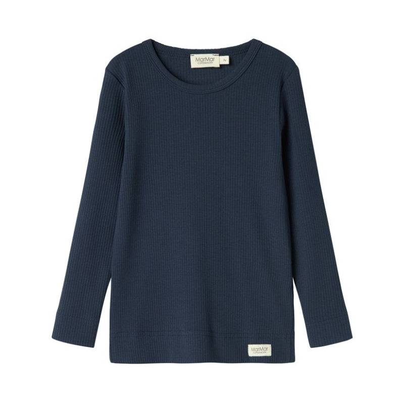 marmar copenhagen long sleeve tee pilot navy