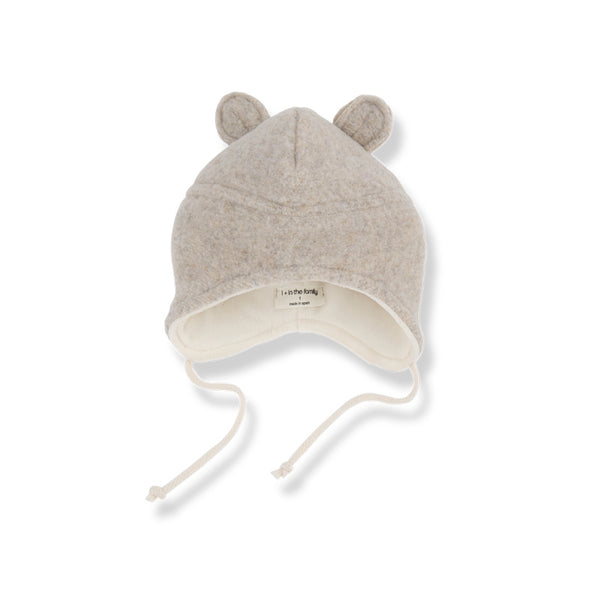 1+ in the family baby beanie beige
