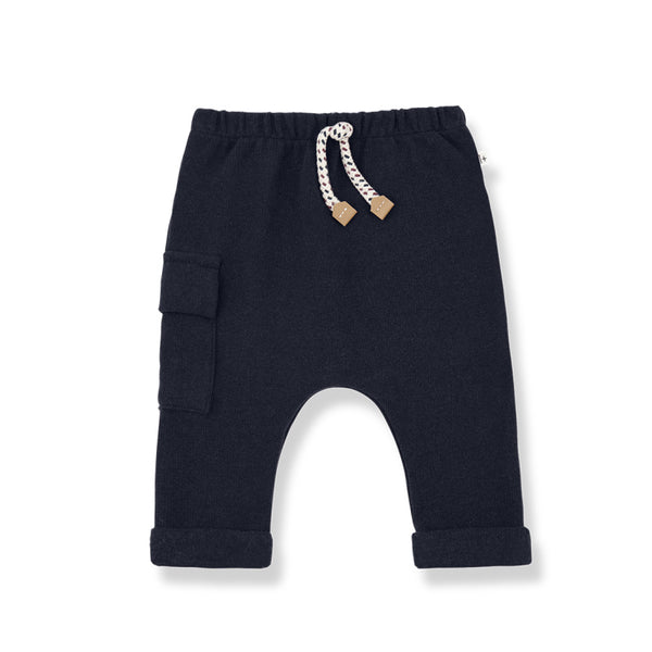 1+ in the family malte baby pants dark blue