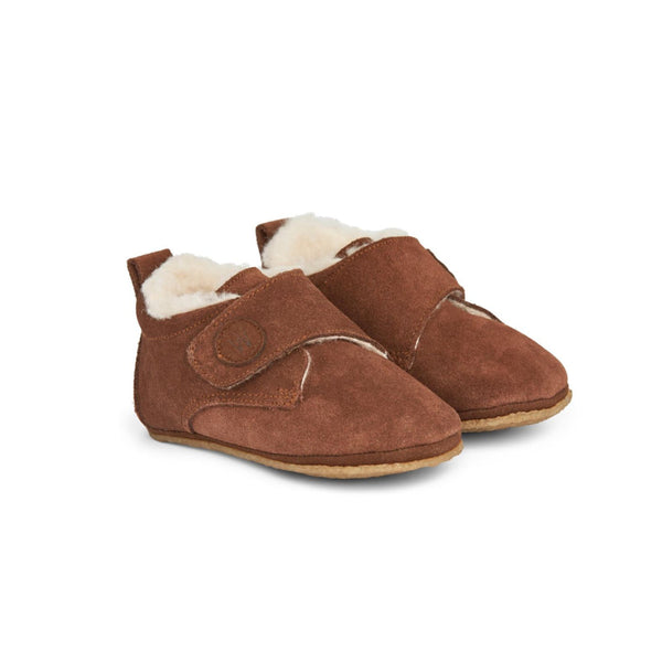 wheat taj indoor baby shoe cognac