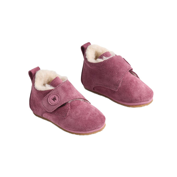 wheat taj indoor baby shoe dusty lilac