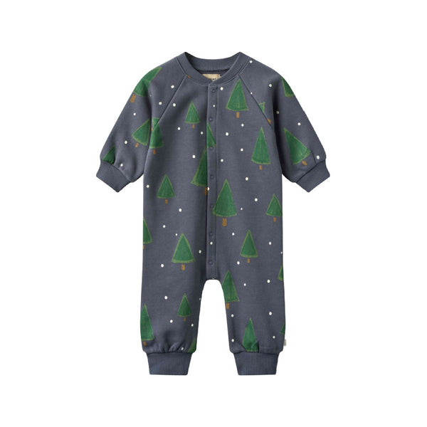 wheat lilo baby jumpsuit grey blue holiday