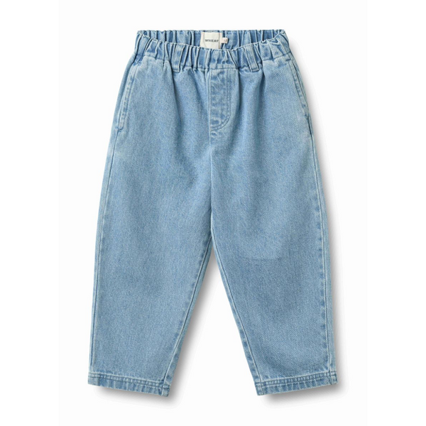 wheat julian trousers light blue denim