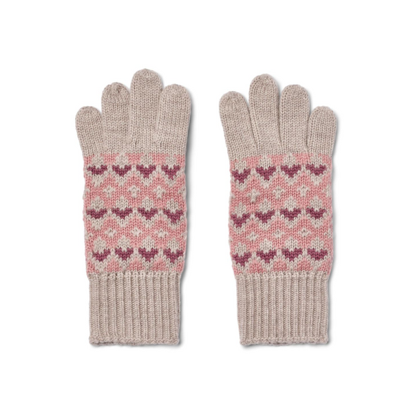 wheat bobbe gloves pale lilac