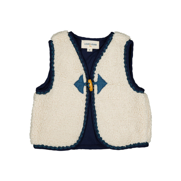 louis louise babam baby vest cream