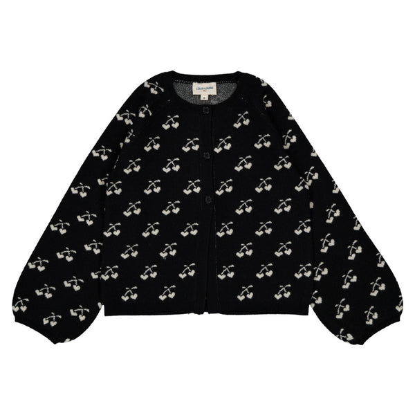louis louise gulsah cardigan black/cream