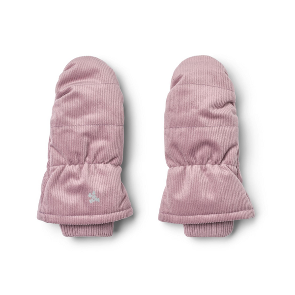 wheat jazz puffer mittens lavender