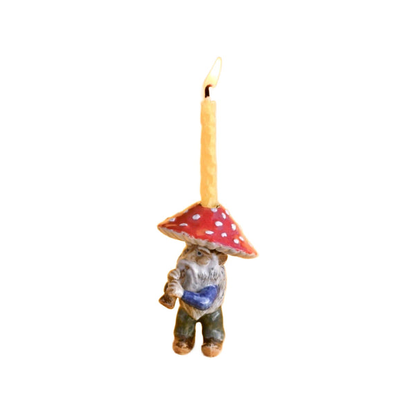 mushroom gnome cake topper