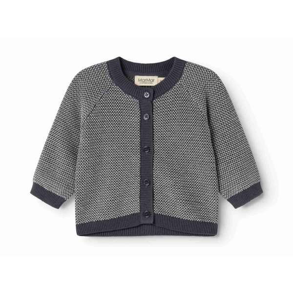 marmar copenhagen taki baby cardigan blue mix