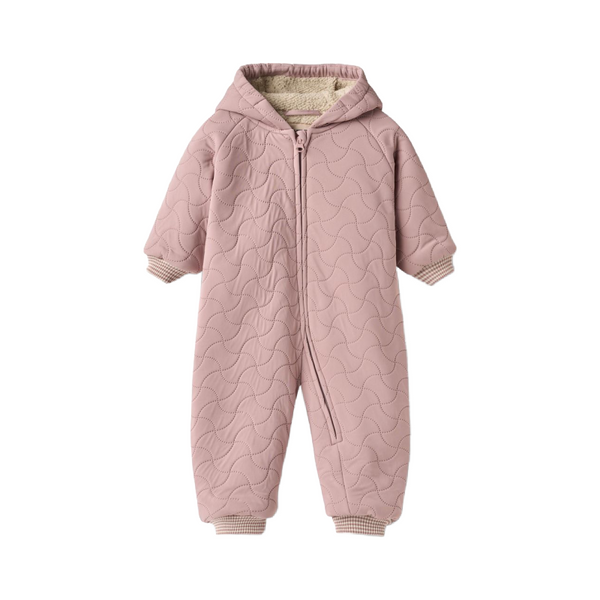 wheat krammo baby thermo suit warm rose
