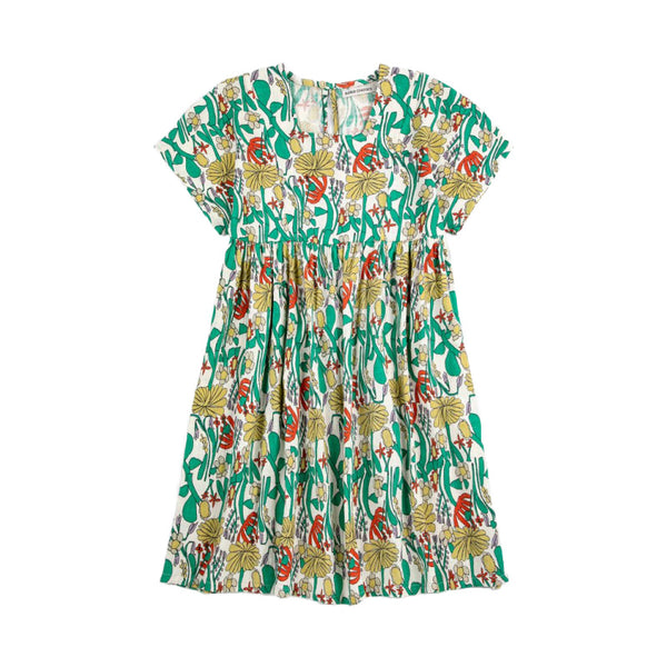 bobo choses color herbalist all over dress off white