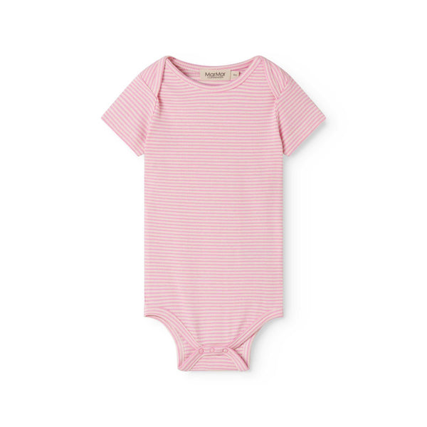 marmar copenhagen ben short sleeve baby body pink stripe