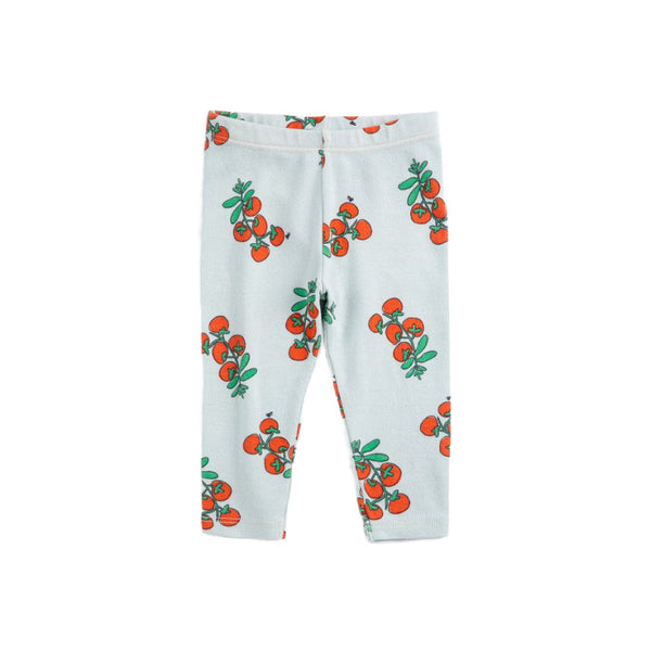 bobo choses tomatoes all over baby leggings blue