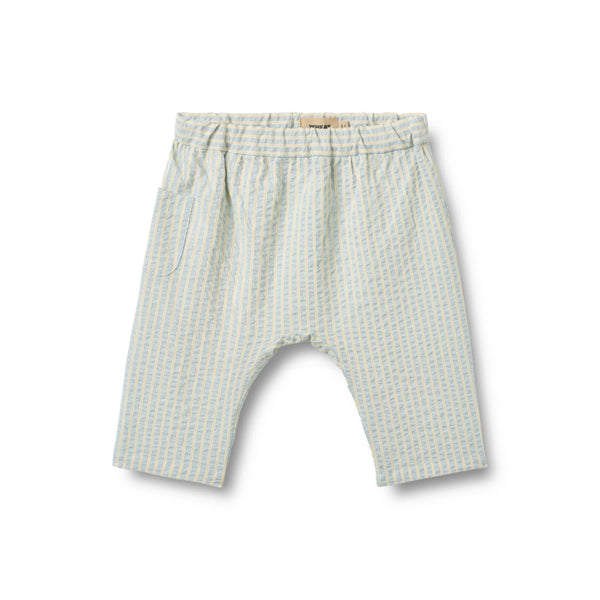 wheat henry baby trousers summer sky stripe