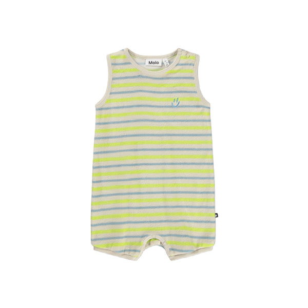 molo fu baby romper pistacia stream
