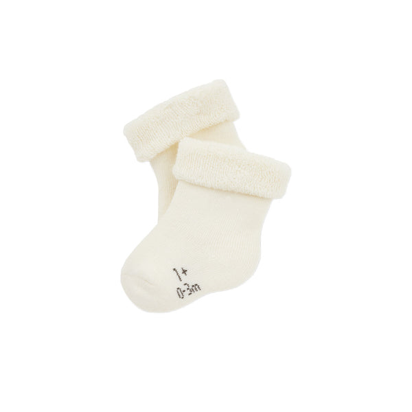 1+ in the family baby socks ecru