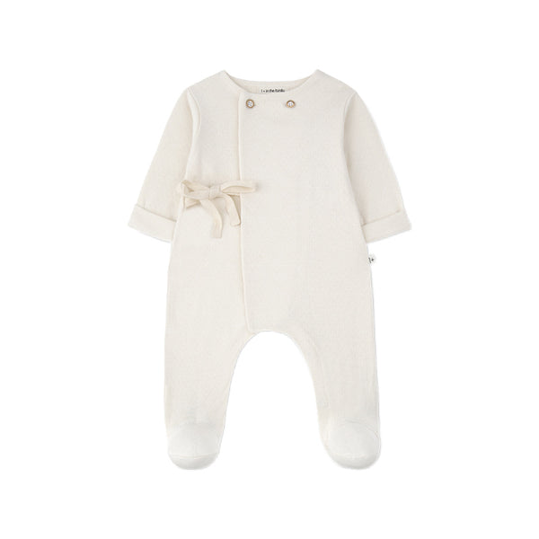 1+ in the family baptiste baby romper ecru