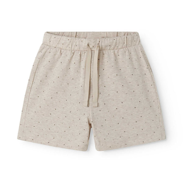 marmar copenhagen paulo shorts beige melange dot