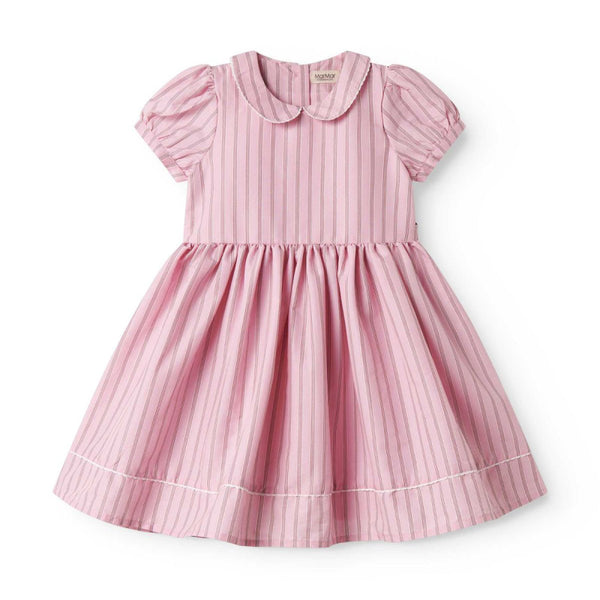 marmar copenhagen darcel dress bonbon pink stripes
