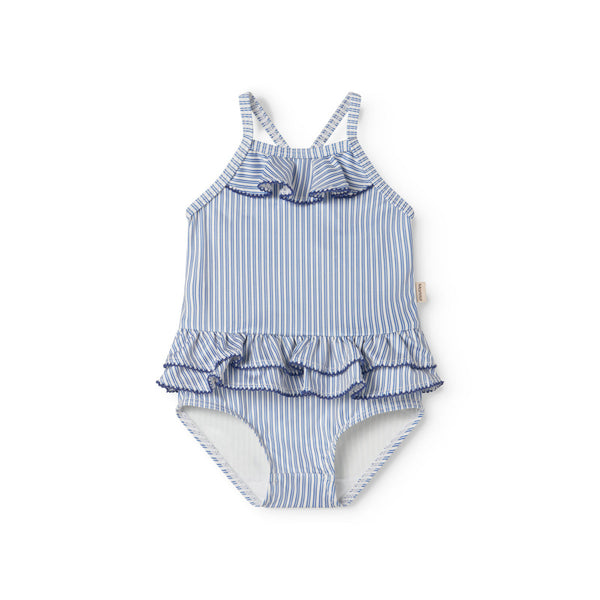 marmar copenhagen swinnie baby swimsuit bolich blue stripe