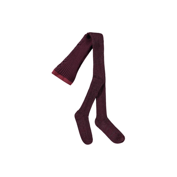 molo glitter rib tights forestberry