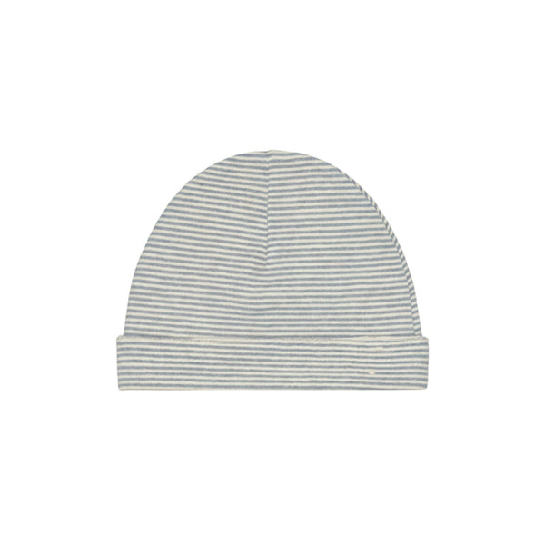 gray label baby beanie stone grey/cream